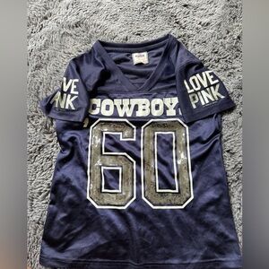 Women’s Victoria’s Secret PINK Dallas Cowboys sequin jersey